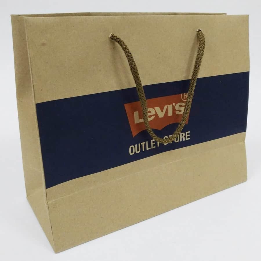 Levi's Outlet store paper bag printed offset by GLL Printing House